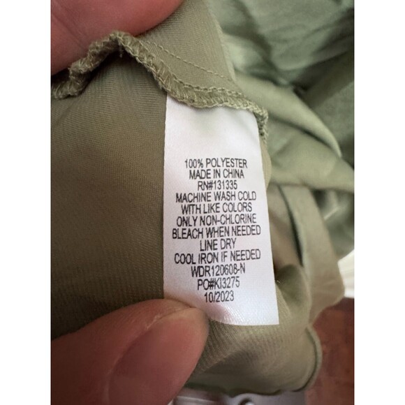 SOCIALITE Nordstrom bias cut long sleeve green midi dress SZ XL - Picture 3 of 6